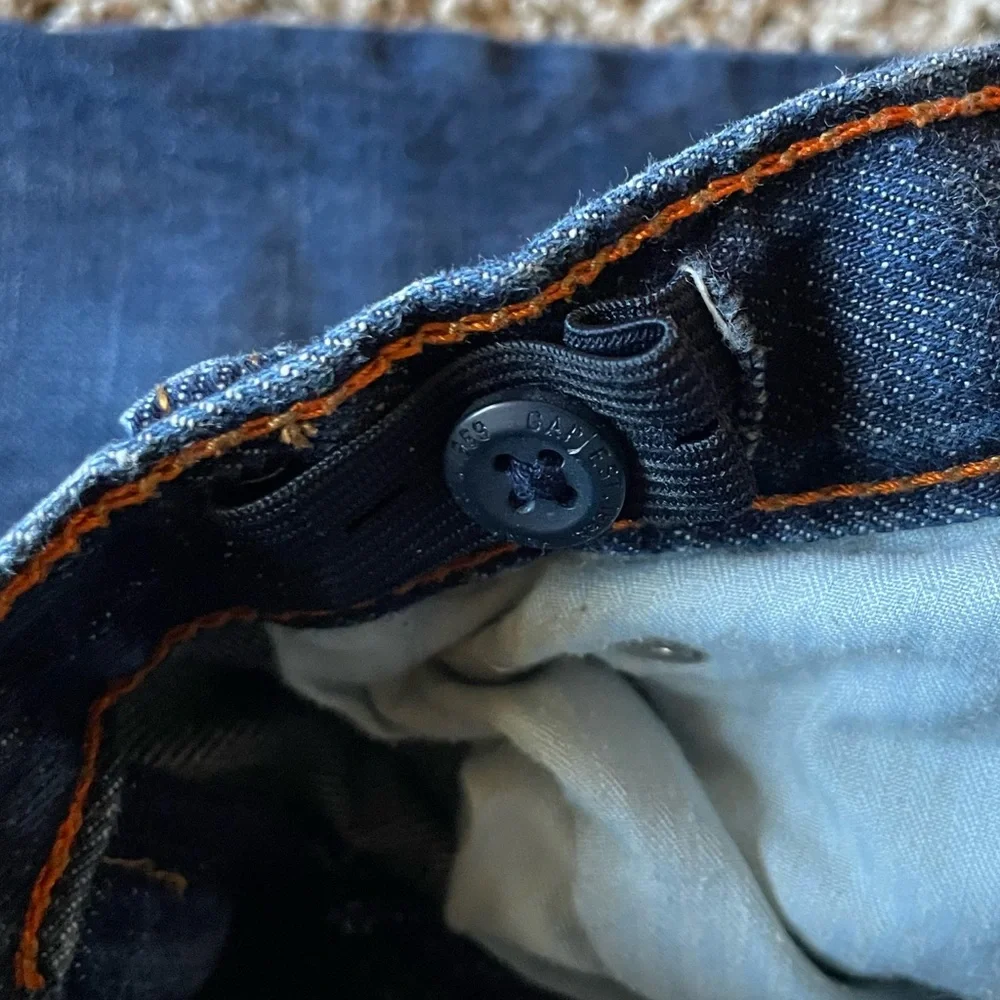 Gap Kids 1969 Original Dark Wash Denim Jeans Size 12 Slim EUC
